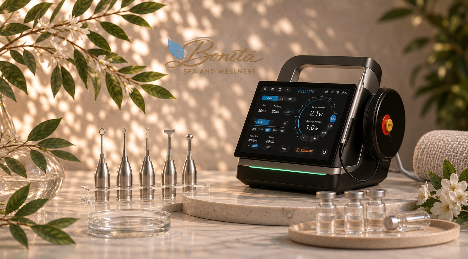 Pioon Endolaser technology in a refined Bonita Spa and Wellness setting